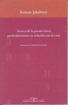 portada Acerca de la Poesía Checa Particularmente en Relación con la Rusa (in Spanish)