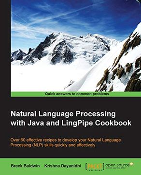 portada Natural Language Processing With Java and Lingpipe Cookbook (en Inglés)