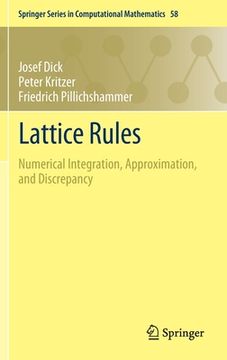 portada Lattice Rules: Numerical Integration, Approximation, and Discrepancy (in English)