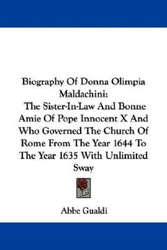 portada biography of donna olimpia maldachini