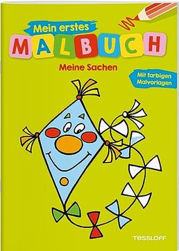 portada Mein Erstes Malbuch Meine Sachen: Fröhliche Motive, Starke Konturen, Farbvorschläge (Malbücher und -Blöcke) (en Alemán)