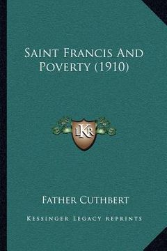 portada saint francis and poverty (1910) (in English)