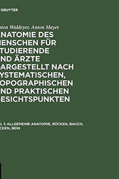 portada Allgemeine Anatomie, Rücken, Bauch, Becken, Bein (en Alemán)