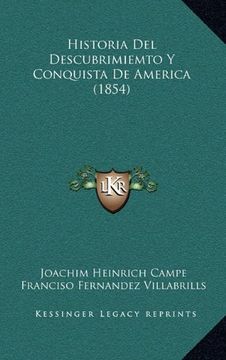 portada Historia del Descubrimiemto y Conquista de America (1854)