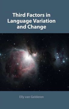portada Third Factors in Language Variation and Change (en Inglés)