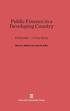 portada Public Finance in a Developing Country (in English)
