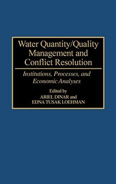 portada Water Quantity/Quality Management and Conflict Resolution: Institutions, Processes, and Economic Analyses (in English)