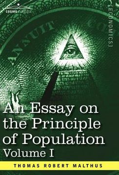 portada an essay on the principle of population, volume i (in English)