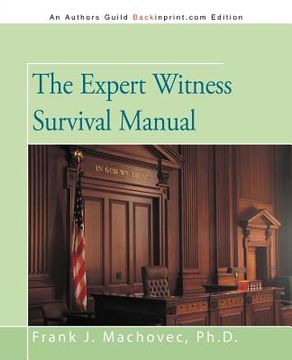 portada the expert witness survival manual (en Inglés)