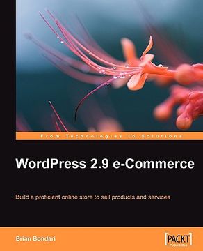 portada wordpress 2.9 e-commerce (en Inglés)