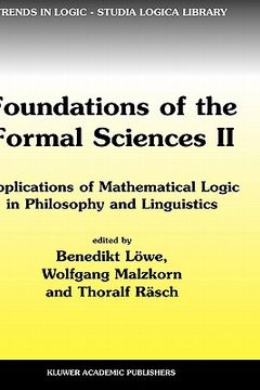 portada foundations of the formal sciences ii (in English)