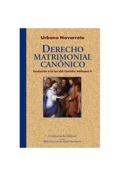 portada Derecho Matrimonial Canonico Evolucion a la luz del Concili (in Spanish)