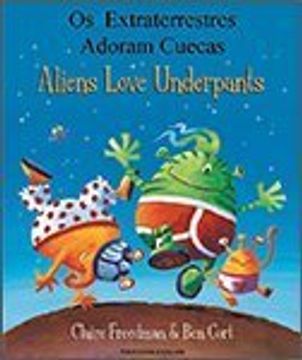 portada Aliens Love Underpants in Portuguese & English 