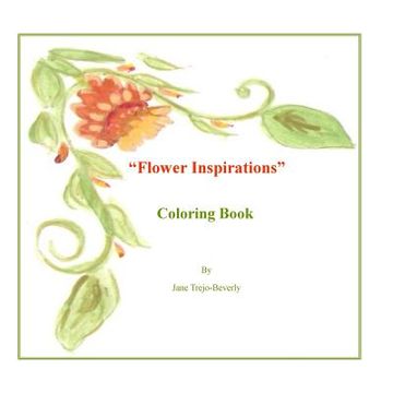 portada Flower Inspirations: Coloring Book (en Inglés)