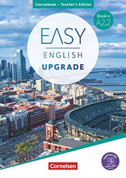 portada Easy English Upgrade - Englisch für Erwachsene - Book 4: A2. 2. Coursebook - Teacher's Edition - Inkl. Pageplayer-App