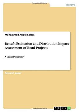 portada Benefit Estimation and Distribution Impact Assessment of Road Projects
