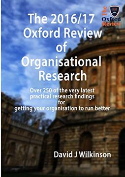 portada The Oxford Review Annual 2016 (in English)