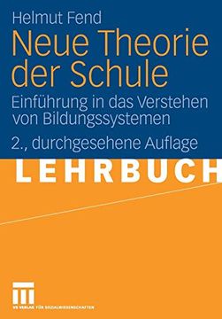 portada Neue Theorie der Schule: Einführung in das Verstehen von Bildungssystemen (in German)