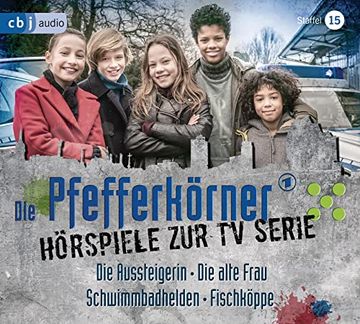 portada Die Pfefferkörner? Hörspiele zur tv Serie (Staffel 15): Die Aussteigerin - die Alte Frau? Schwimmbadhelden - Fischköppe (en Alemán)