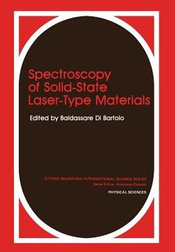 portada Spectroscopy of Solid-State Laser-Type Materials (en Inglés)