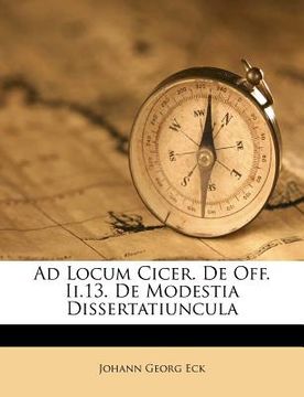 portada Ad Locum Cicer. de Off. II.13. de Modestia Dissertatiuncula (in Italian)
