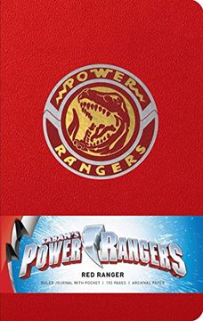 portada Power Rangers: Red Ranger Hardcover Ruled Journal (Insights Journals) 