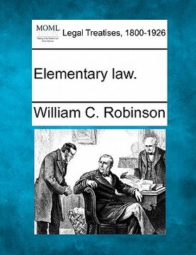 portada elementary law. (in English)