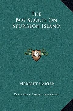 portada the boy scouts on sturgeon island (in English)