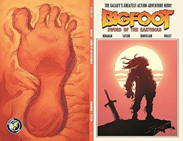 portada Bigfoot: Sword of the Earthman Volume 1 (Bigfoot Sword of the Earthman tp) (en Inglés)