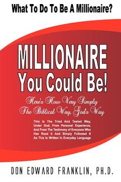 portada millionaire you could be (en Inglés)