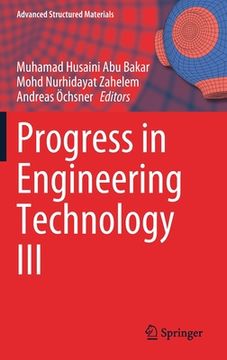 portada Progress in Engineering Technology III (en Inglés)