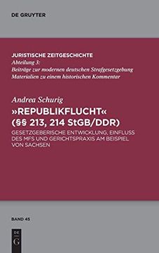 portada "Republikflucht" ( 213, 214 Stgb (en Alemán)