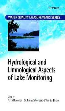 portada hydrological and limnological aspects of lake monitoring