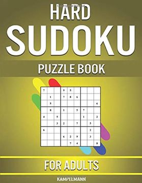 portada Hard Sudoku Puzzle Book for Adults: 400 Very Hard Sudokus for Advanced Players (en Inglés)