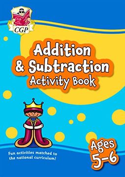 portada New Addition & Subtraction Activity Book for Ages 5-6 (Year 1) (Cgp Primary Fun) (in English)