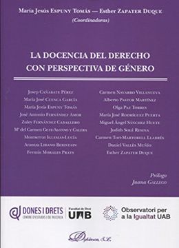 portada La Docencia del Derecho con Perspectiva de Género (in Spanish)