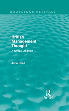 portada British Management Thought: A Critical Analysis (Routledge Revivals) (en Inglés)
