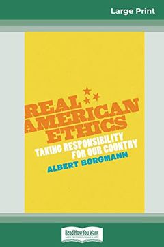 portada Real American Ethics: Taking Responsibility for our Country (in English)