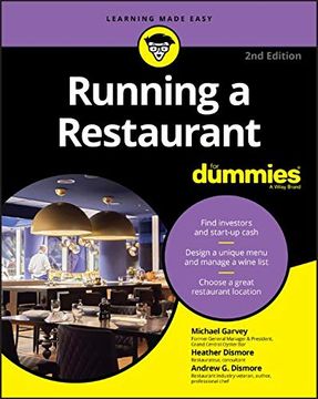portada Running a Restaurant for Dummies, 2nd Edition (in English)