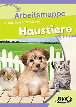 portada Arbeitsmappe zu Leselauscher Wissen "Haustiere" (en Alemán)