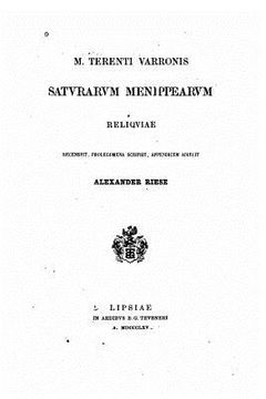 portada Saturarum Menippearum Reliquiae (en Latin)