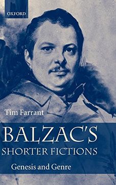 portada Balzac's Shorter Fictions: Genesis and Genre (in English)