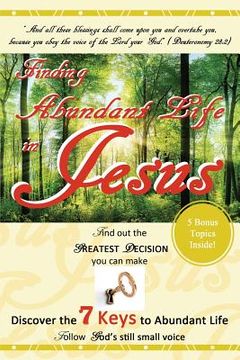 portada Finding Abundant Life in Jesus (en Inglés)