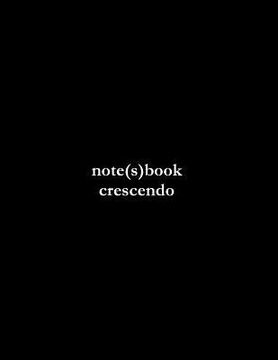 portada note(s)book crescendo (en Inglés)