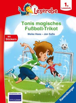 portada Tonis Magisches Fußball-Trikot - Lesen Lernen mit dem Leserabe - Erstlesebuch - Kinderbuch ab 6 Jahren - Lesen Lernen 1. Klasse Jungen und Mädchen (Leserabe 1. Klasse) (in German)