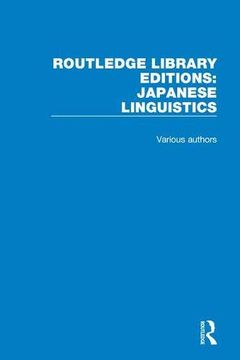 portada Routledge Library Editions - Japanese Linguistics