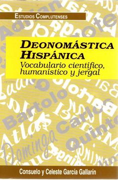 portada Deonomastica Hispanica (Ofertas Martinez Libros) (in Spanish)