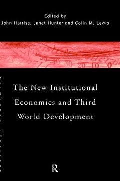 portada the new institutional economics and third world development (en Inglés)