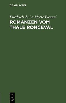 portada Romanzen vom Thale Ronceval (in German)
