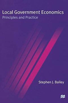 portada Local Government Economics: Principles and Practice (Principles and Practice (Paperback)) (en Inglés)